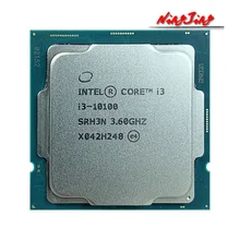 Procesador Intel Core i3-10100 i3 10100 GHz, 4 núcleos, 8 hilos, L2 = 1M L3 = 6m 65W LGA 3,6