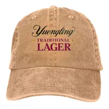 Yuengling Lager Мужская кепка джинсовая хлопковая Регулируемая Кепка на заказ Забавный рыболовный козырек Ясень