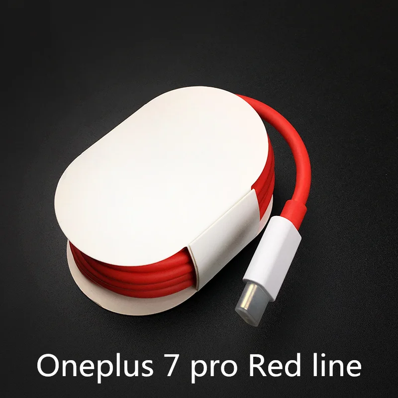 Кабель быстрой зарядки oneplus 6A Warp/4A Dash usb 3,1 type c круглая линия для oneplus 3 3t 5 5t 6 6t 7 Pro Mobiele Telefoon - Цвет: 7 pro red cabel