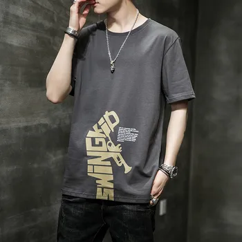 

2020 Summer New Style Super Fire INS Casual Men Trend Pure Tops T-shirts