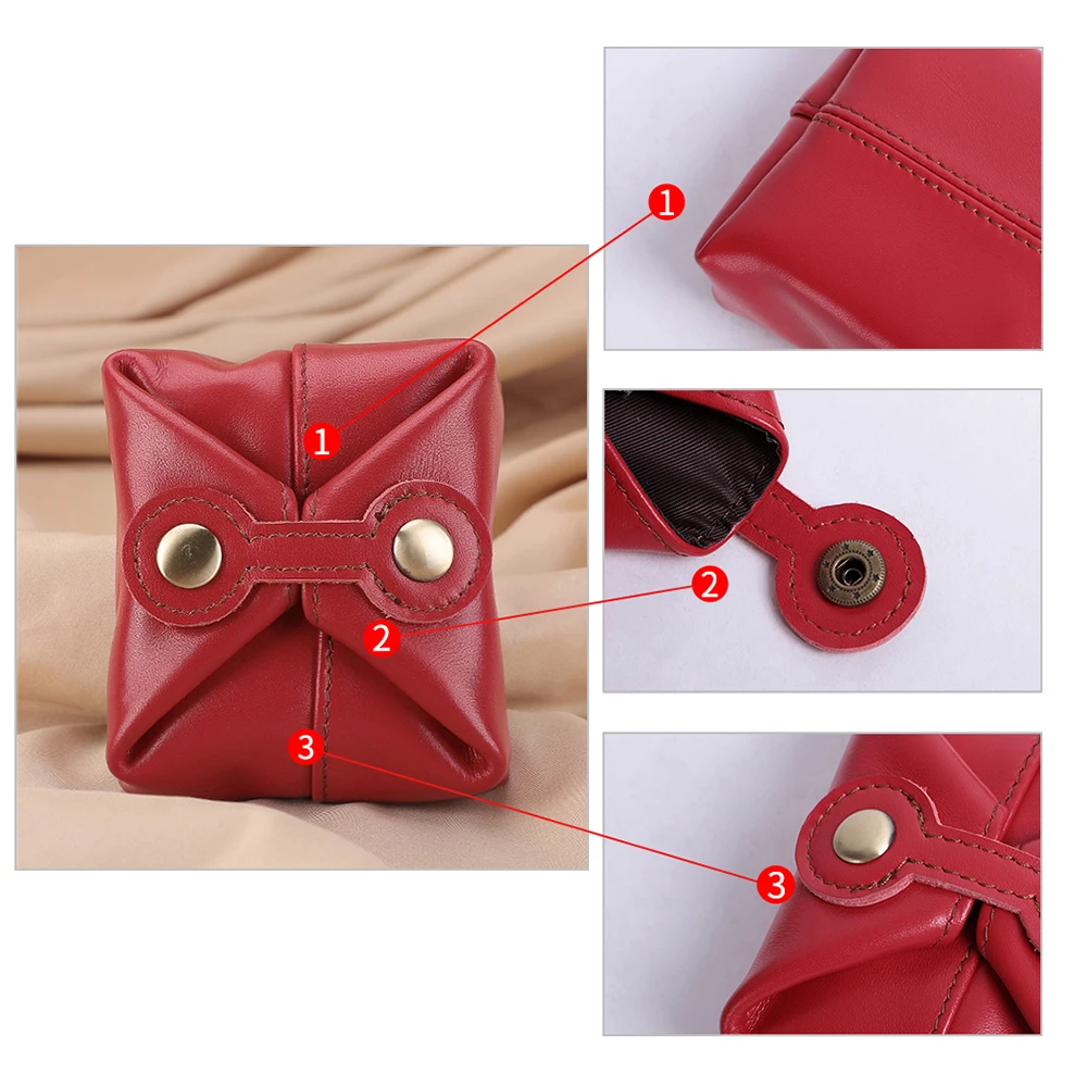 Genuine Leather Coin Purse Wallet for Women Coin Purse Coin Wallet Change Bag Women Wallet Card Wallet
