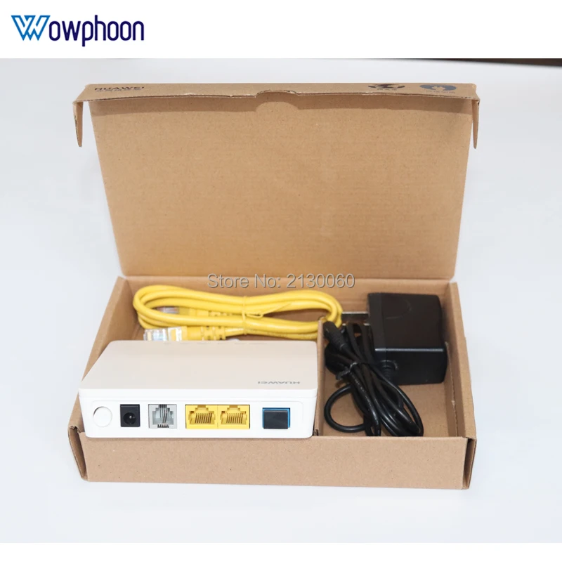 Huawei HG8120C 1GE + 1FE 1 порт FTTH GPON ONU волоконный модем Viop TEL маршрутизатор|Оптоволоконное
