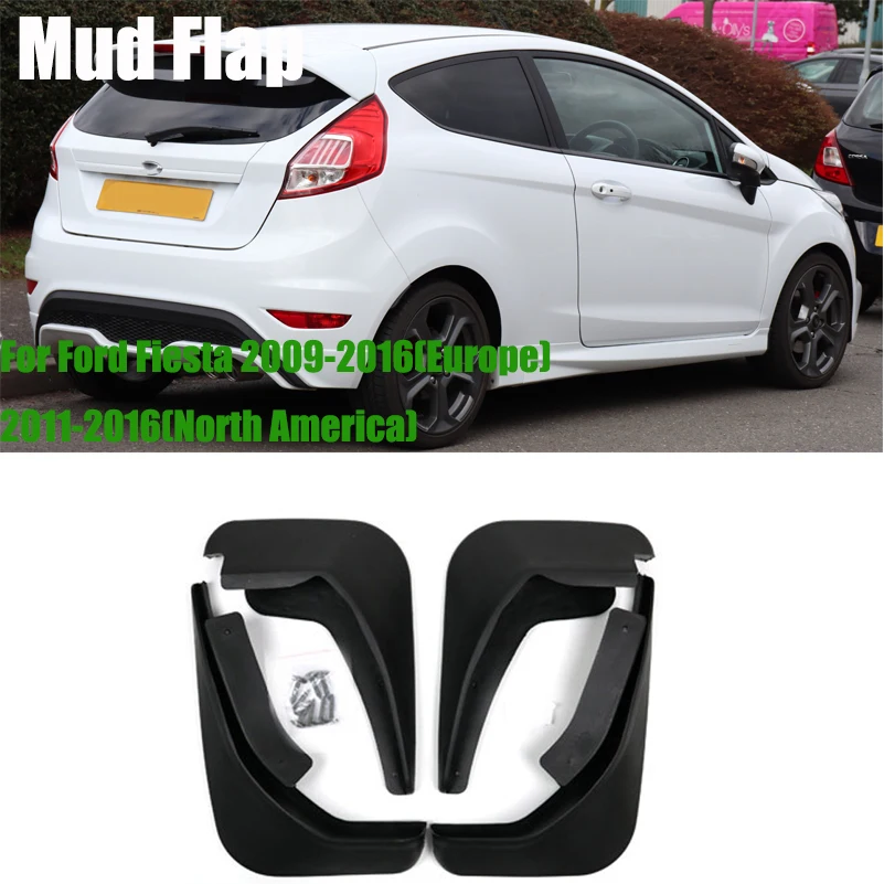 Для Ford Fiesta хэтчбек 2009- 4 шт. автомобиля Передние Задние брызговики крыло брызговиков вспышки брызговики