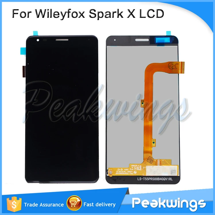 Skup Wyświetlacz LCD dla Wileyfox Spark X ekran LCD z zespół ekranu dotykowego dla wileyfox spark x дисплей