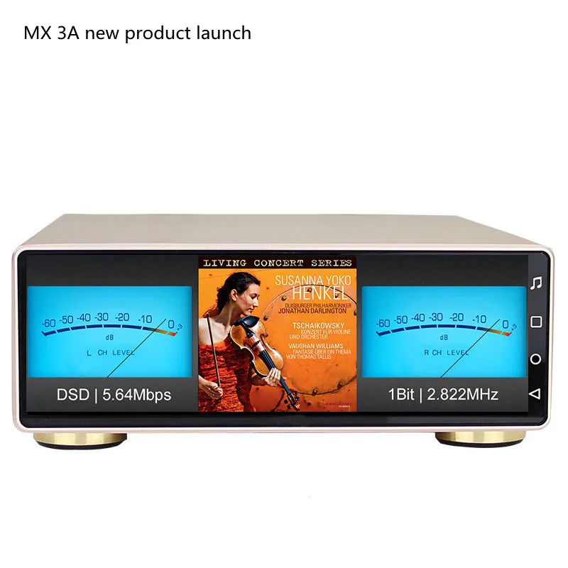 

Jf Mx-3a Android 10.0 HiFi Network Streaming Player Dsd512 MQA Decoding Dual CS43198 AK4499, ES9038 With APP Remote Control