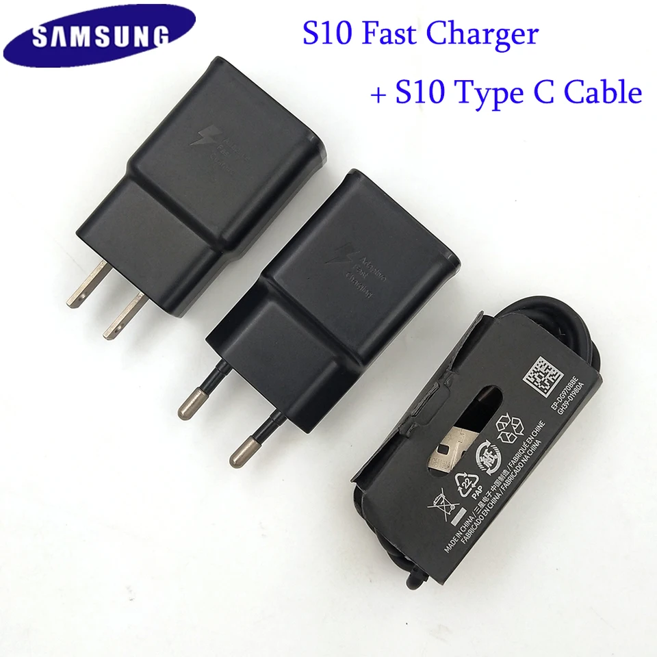 Samsung-cargador rápido EP-TA200 Original, adaptador de viaje USB 3,1,  Cable tipo C para Galaxy S10, S9, S8 Plus, Note 8, 9, A22, A32, A51 -  AliExpress