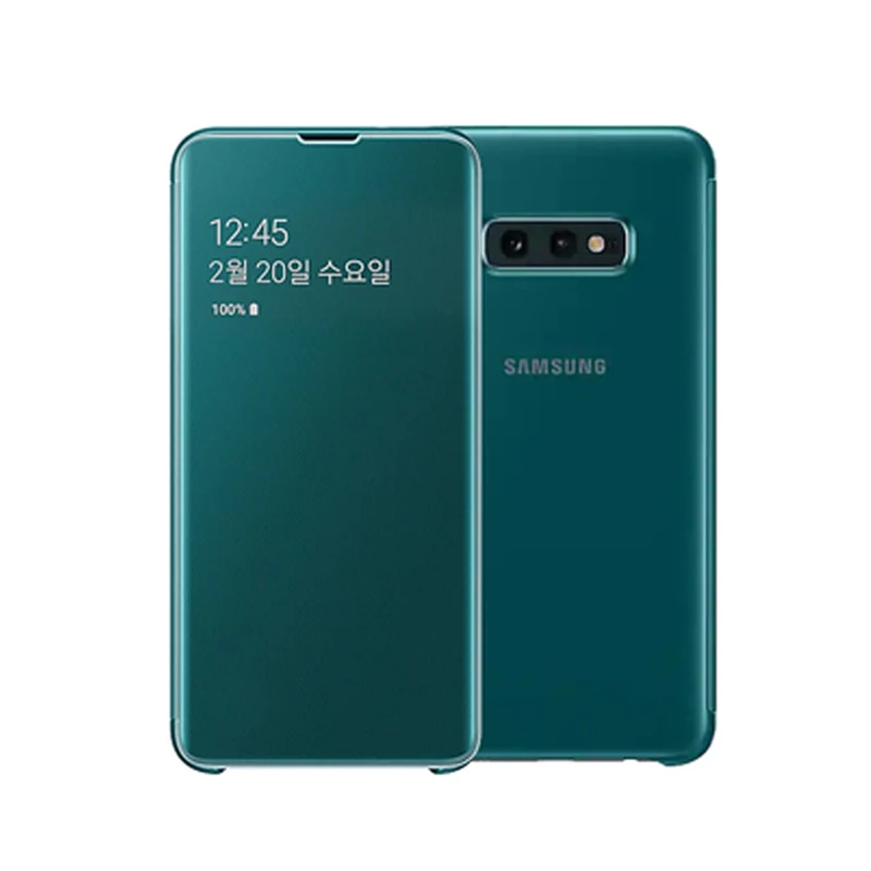 Чехол для телефона samsung Mirro Clear View, чехол для samsung GALAXY S10 S10E G9700 S10+ S10Plus, тонкий флип-чехол