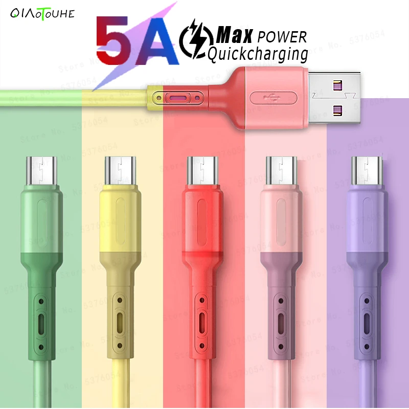 Кабель Micro USB 1 м 2 5 А для быстрой зарядки и передачи данных XiaoMi redmi 4X Samsung s7 Huawei Android с