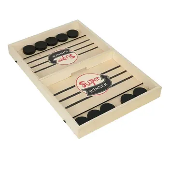 

Catapult Chess Bumper Chess Family Parent-child Interactive Game Table Desktop Battle 2 In 1 Ice Hockey Game Toy Drop Shipping