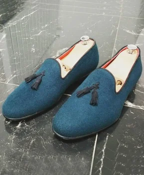 

Men Shoes Low Heel Fringe Shoes Dress Shoes Brogue Shoes Spring Ankle Boots Vintage Classic Male Casual YK283