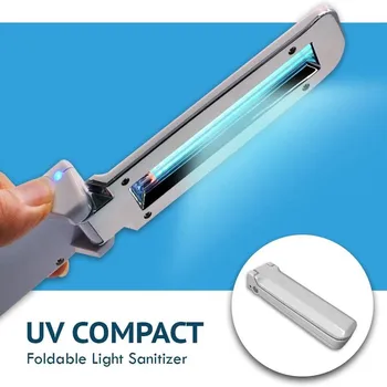 

2020 Sale Special Offer Luz Negra Ultraviolet Uvc Lamp Sterilization Portable Uv Hand-held Folding Travel Home Small Sterilizer