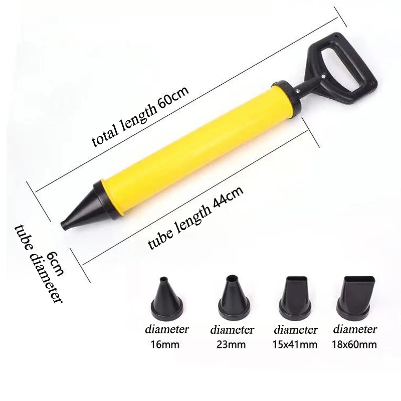 

Пистолет для цементного раствора с 4 насадками