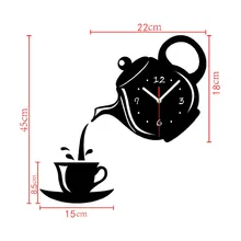 50 см стильные настенные часы творческие наклейки на стену ТВ наклейки на стену Креативные аксессуары для дома Новые 3 цвета