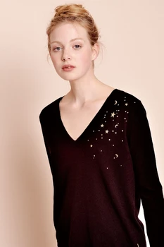 

Women fashion DEBRALTA SWEATER V-neck pullover