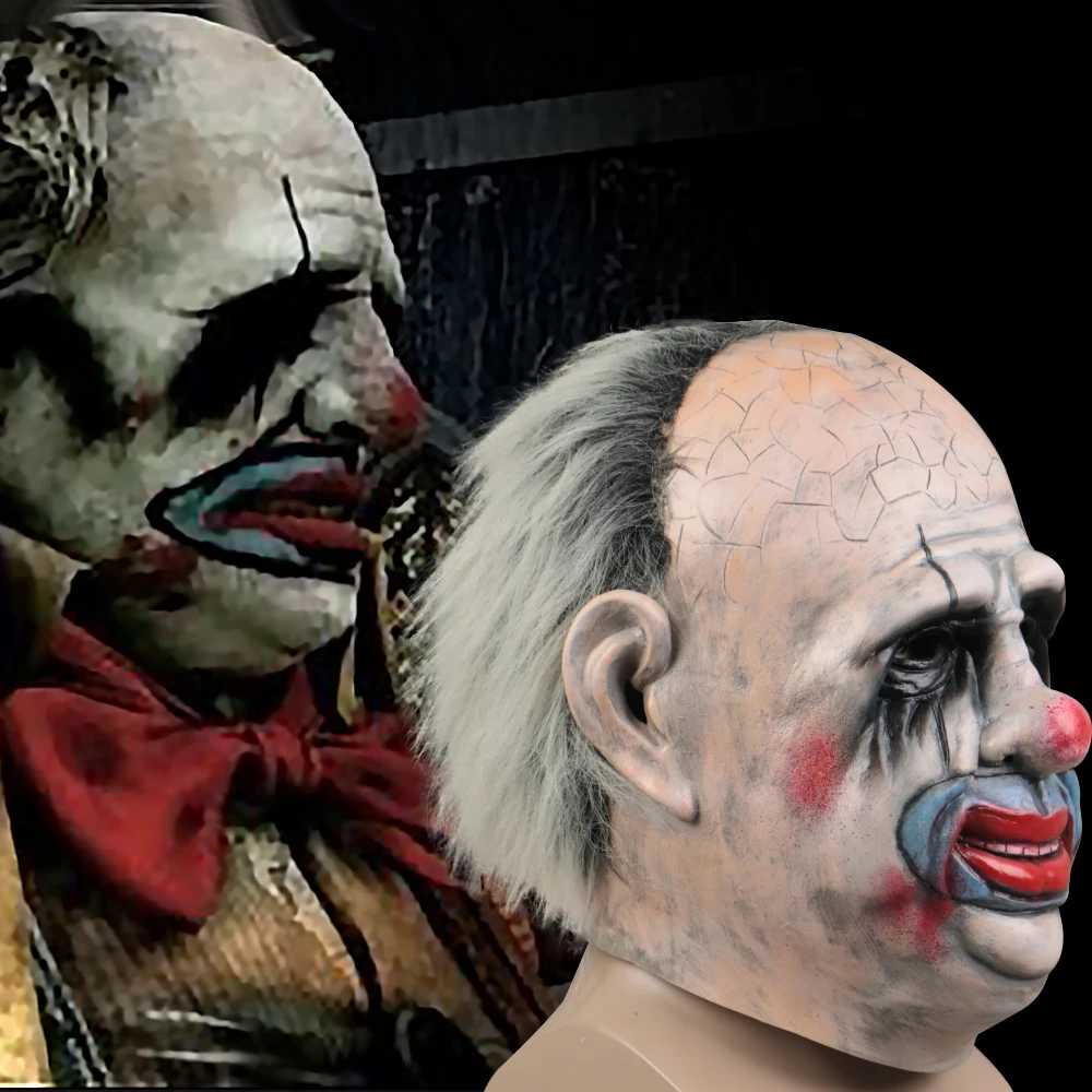 

Dead By Daylight The Clown Kenneth Chase Mask Trapper Halloween Joker Mask Props