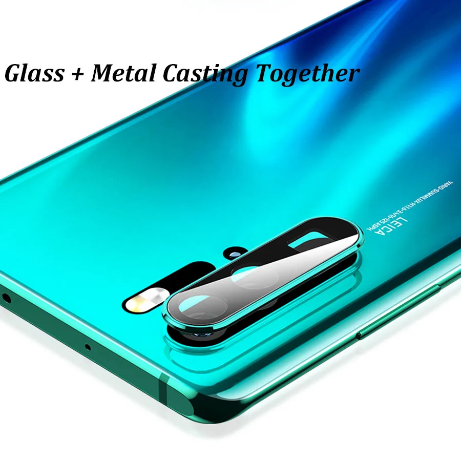 Для huawei P30 Pro Чехол для Камеры антидетонационный Лен закаленное стекло+ металлический чехол для huawei P30 защита для объектива камеры пленка