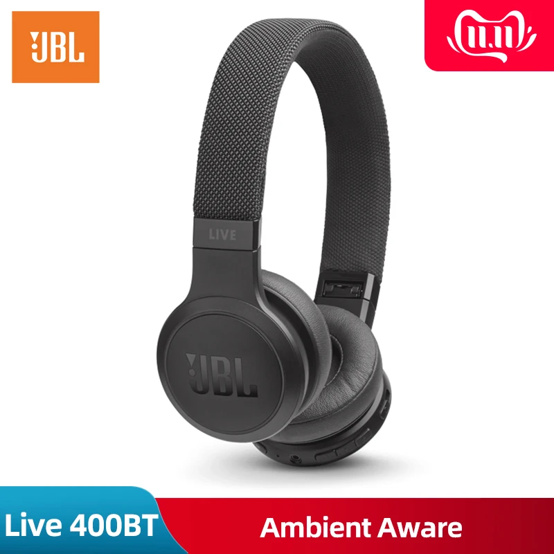 JBL Live 400BT Bluetooth беспроводные наушники глубокий бас Auriculares Hi-Fi гарнитура стерео музыка Fone De Ouvido Jbl с микрофоном