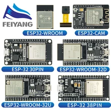 Processeur Dual Core ESP-WROOM-37 ou ESP32, microprocesseur Bluetooth et wifi à faible consommation d'énergie
