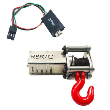 

Electrical Automatic Winch + 4CH Control Cable for 1/16 WPL B14 B24 B36 C34 C44 MN90 Q60 Q65 RC Car Accessories Toys