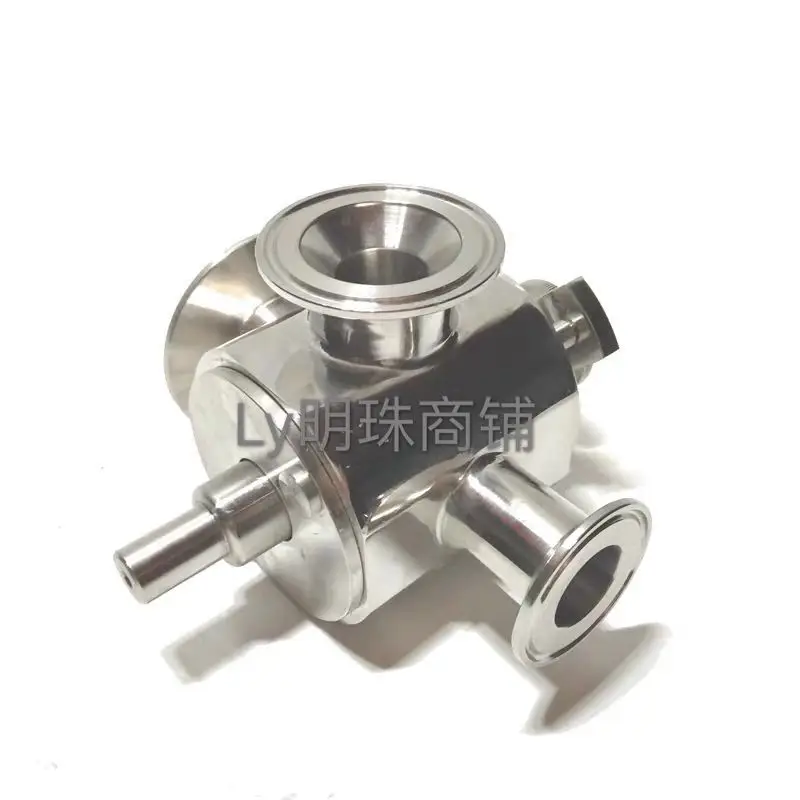 304 Paste Filling Machine Rotary Valve Pneumatic Filling Machine Parts Three-way Rotary Valve