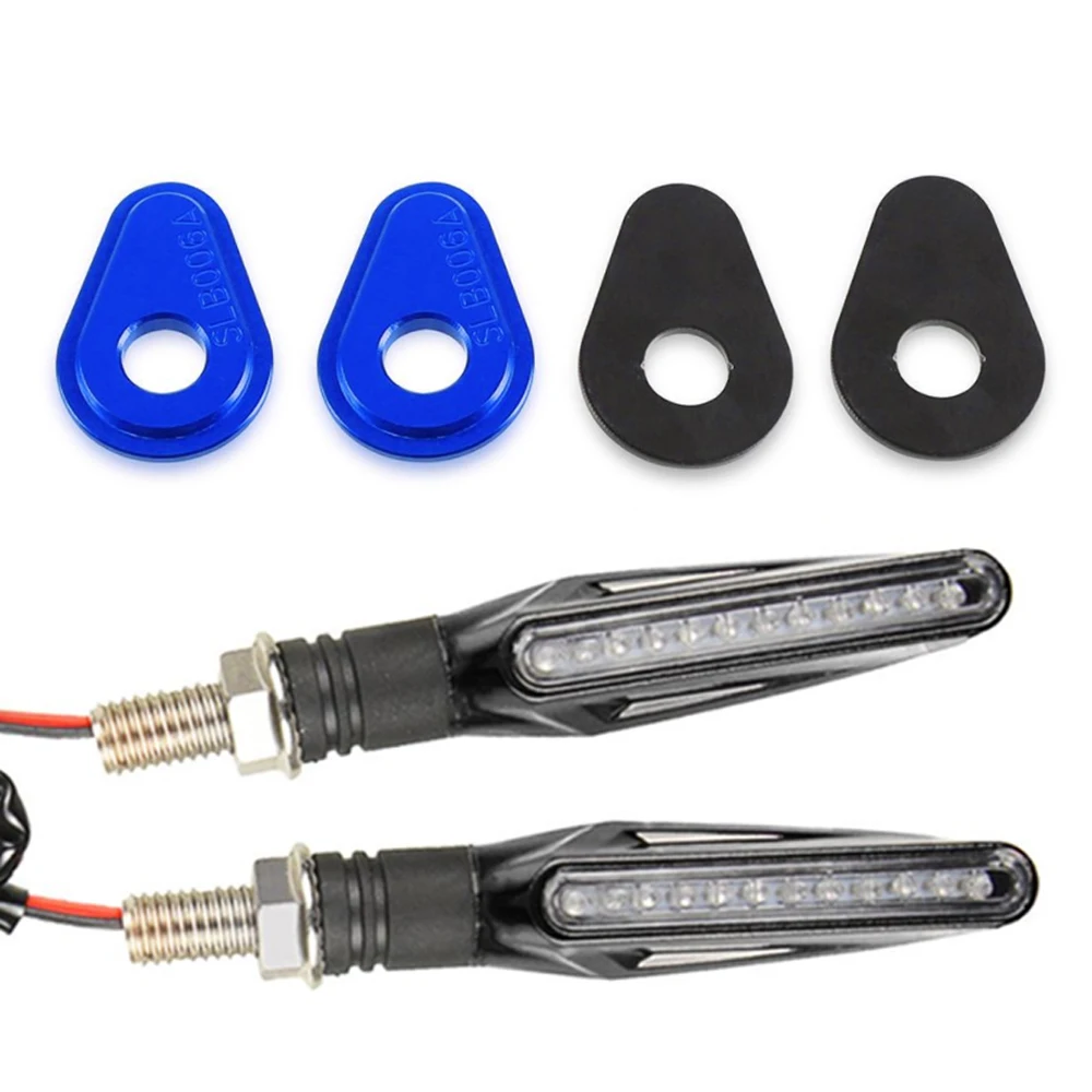 CNC FRONT TURN SIGNAL MOUNT PLATES Motorcycle Turn Signals Indicator Adapter Spacers For Yamaha YZF-R7 Tenere 700 2019 2020 2021