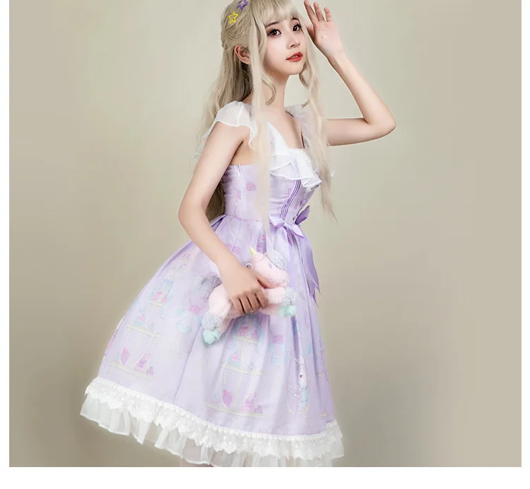 

Rabbit Miss Lolita Sweet Princess Skirt Sleeveless Dress