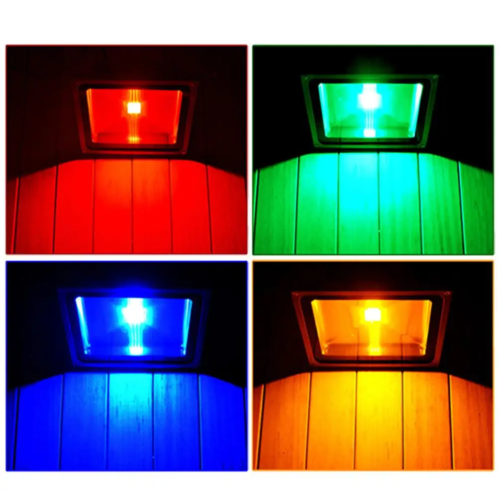 10 Вт RGB светодиодный прожекторное освещение свет дистанционное управление изменение ландшафтной лампы для наружного лужайка во дворе проекционный светильник