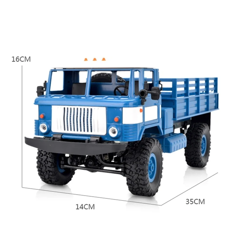 

2.4G Controller 1:16 Scale GAZ-66V Russian Military 4WD RC Crawler Car