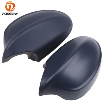 

POSSBAY Matte Black ABS Car Rear View Rearview Mirror Cover for BMW E90 E91 3-Series 2005 2006 2007 2008 Rearview Mirror Caps