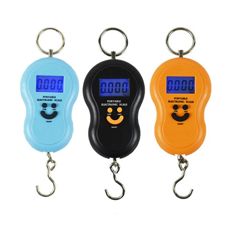 Noblik Portable Electronic Scale 50kg/10g Portable Scale Hook Scale Express Scale Postal Scale Luggage Scale