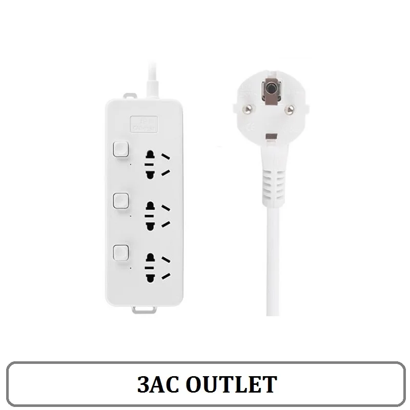 3AC OUTLET ЕС в CN Европейский стандарт 5 розетка конвертер переключатель питания Распределительный щит 1,8/2,8 м удлинитель адаптер Мощность Полосы - Цвет: 3AC OUTLET