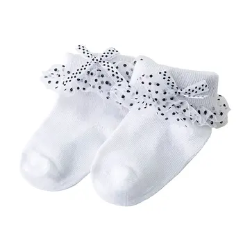 

Hot! Buy Baby Girls Toddlers Socks Combed Cotton Ankle Socks Baby Girls Bowknots Socks Autumn Winter Skidproof Princess Socks