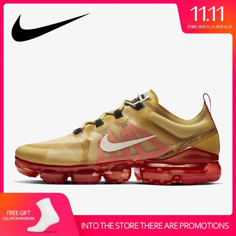 

NIKE Air VaporMax Men's Running Shoes Original Authentic Sports Shoes Comfortable Outdoor Designer Sports Shoes 2019 AR6631-701