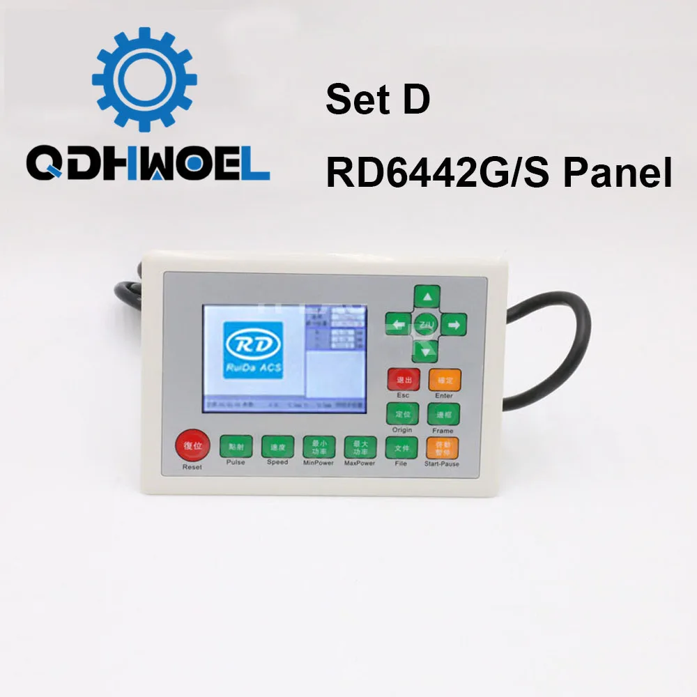 Ruida RDC6442G RDC6442S DSP лазерный контроллер панель PSU Wi-Fi ручка для Co2 лазерная гравировка машина для резки