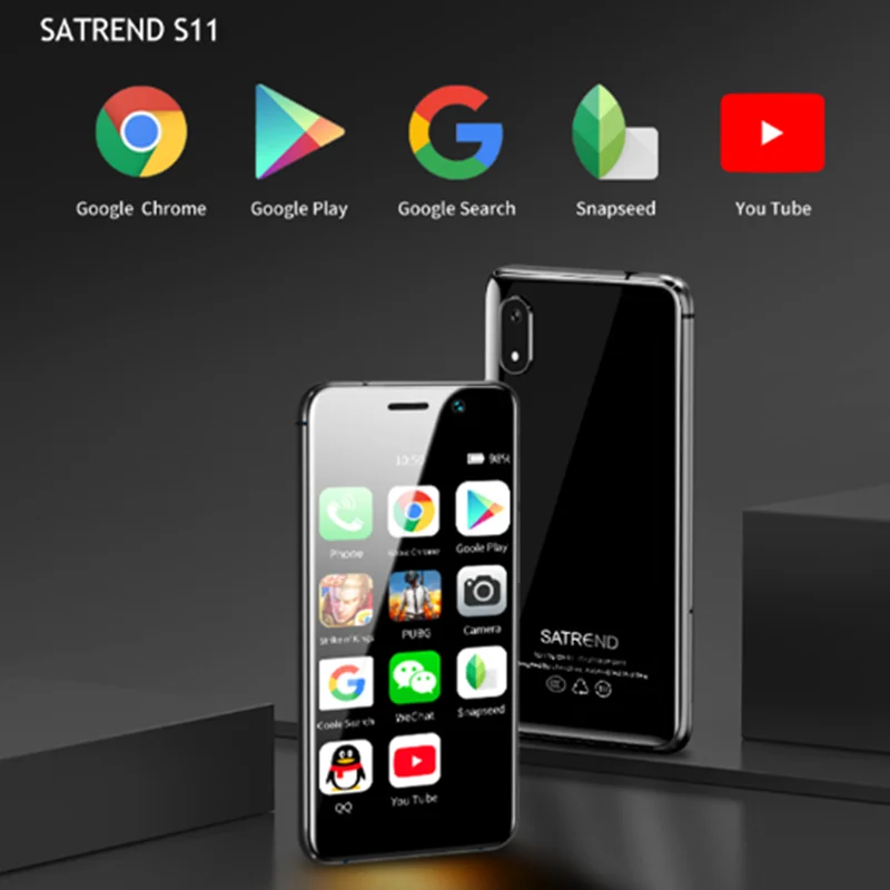 Маленький 4G Мини смартфон S11 Android 7 1 Google Play Store сотовый телефон MTK6739 Wi Fi две SIM карты 3