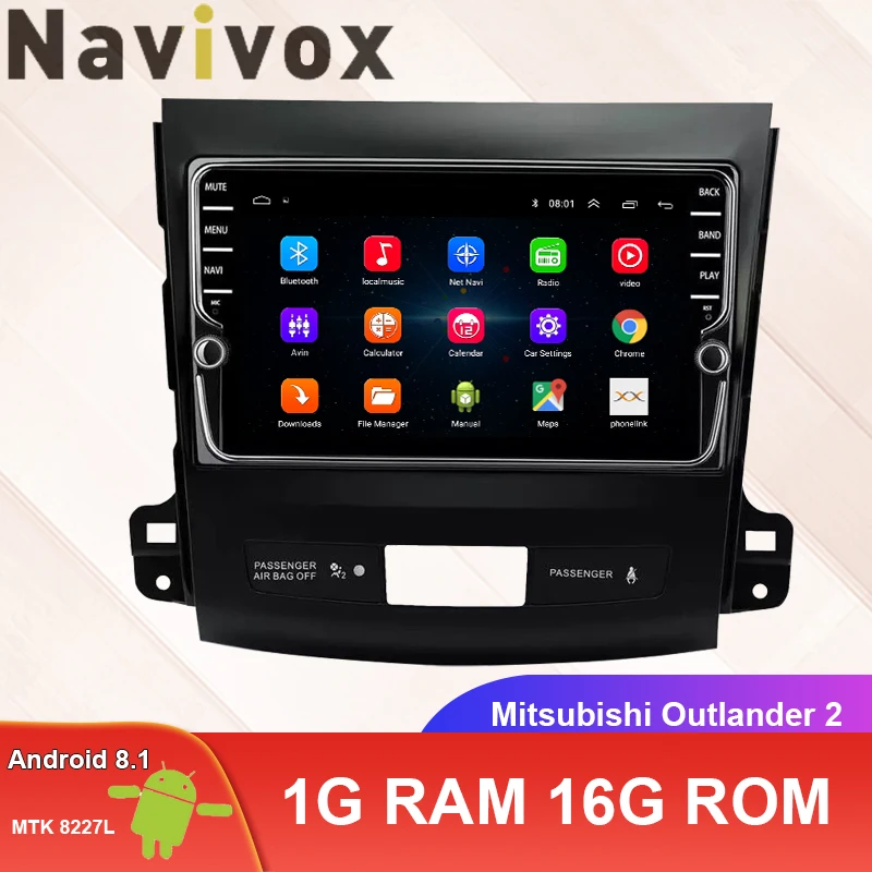 

Navivox android 8.1 2 din car multimedia dvd gps for Mitsubishi Outlander 2006-2014/Peugeot 4007/Citroen C-Crosser stereo