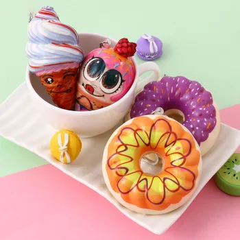 

Sequashi Ice Cream Pendant Scented Charm Slow Rising Collection Stress Reliever Toys 8.24