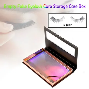 

Eyelash Storage Box Empty False Eyelash Care Container Holder Compartment Cosmetic Grid Color Eyelash Accessories Box Tools