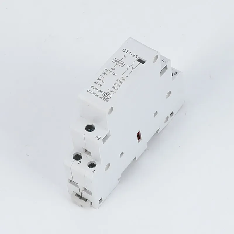 CT1-25 Американская классификация проводов 2р 25A 220 V/230 V 50/60HZ Din rail бытовой ac Контактор В соответствии с стандартом 2NO 2NC или 1NO 1NC