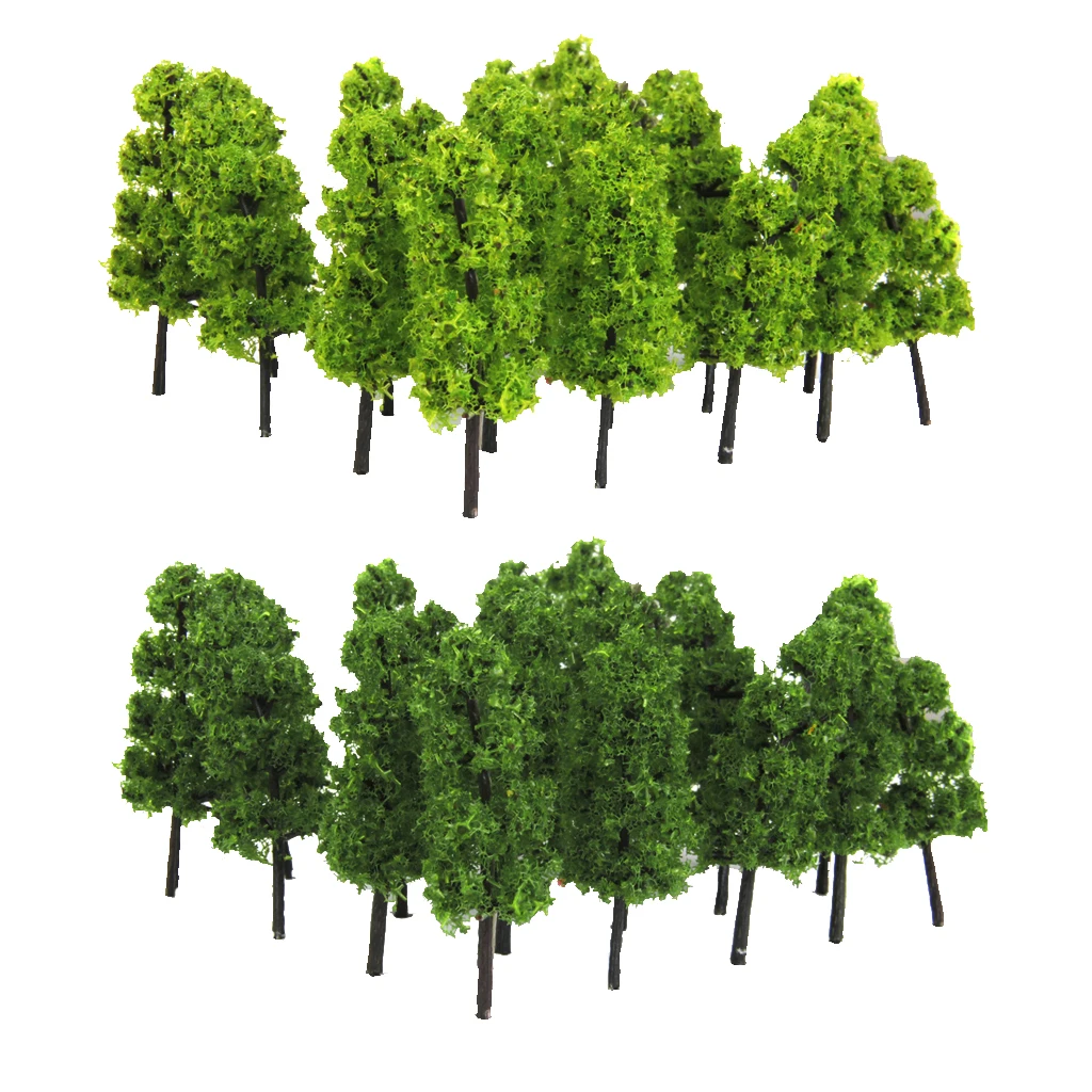 30 Set Model Tree Landscape 1:100 Scale Layout Train Garden Park Building Acce