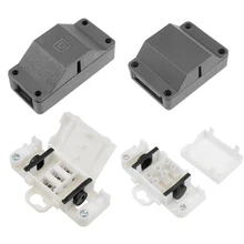 Uxcell 1/3/5/10 шт электронный Пластик DIY Распределительная коробка Мощность защитная коробка корпус черный, белый цвет