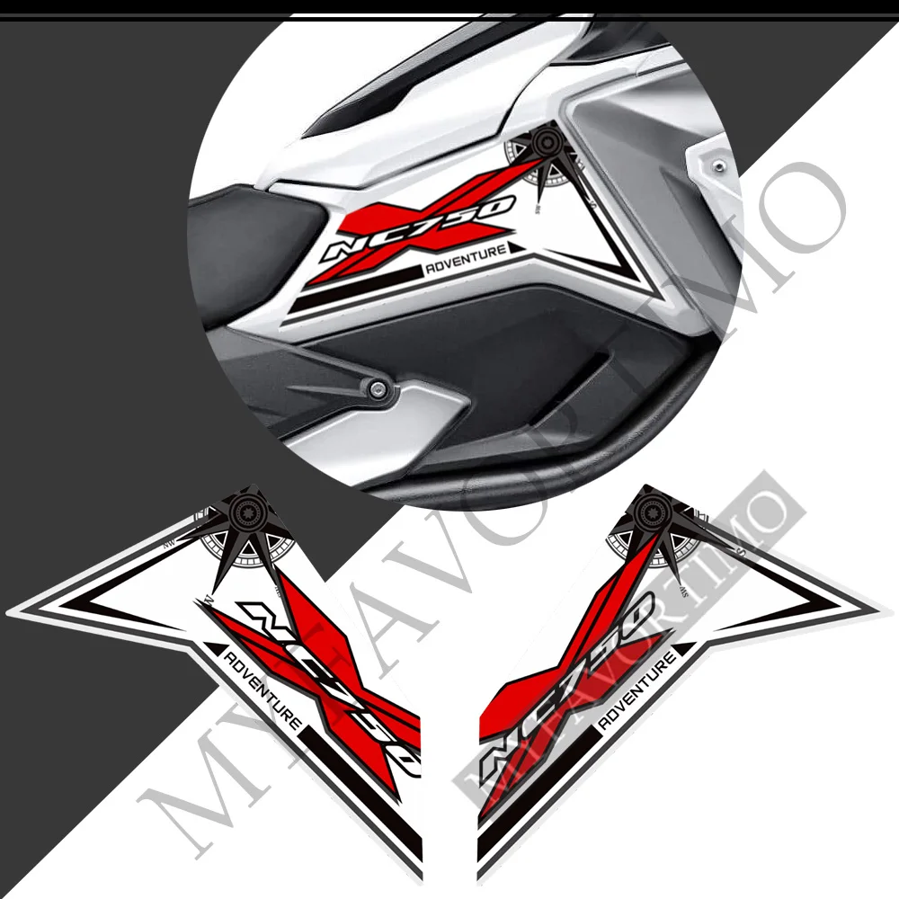 Emblem Logo Badge Tank Pad For Honda NC750 NC750X Motorcycle Stickers Side Panel Protector Fairing Decals Protection 2021 2022