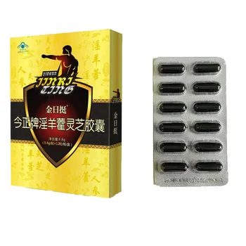 

Gold and Daylight Color Epimedium Ganoderma Lucidum 12 Tablets/box Male Oral Health Food Male Food Elderly Food Capsule 730 Cfda