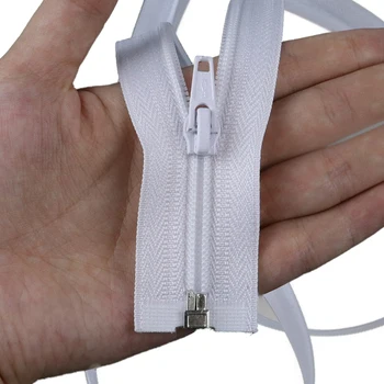 

100pcs 3# 30 inches/77CM closed nylon coil zipper tailor sewing process Plastic zipper pull zippers for sewing