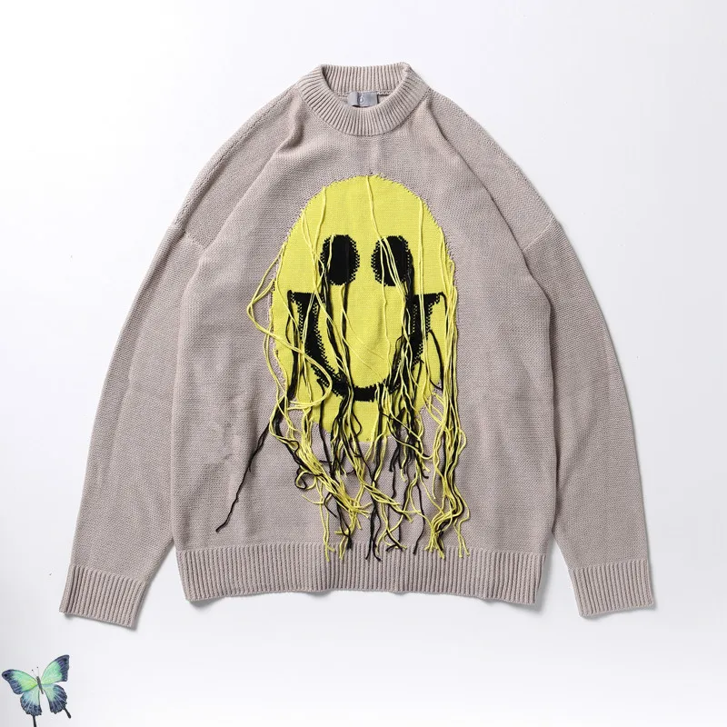 

Kanye West CPFM.XYZ Knitting Sweater Men Women Urban Streetwear Sweater Kanye West Fashion High Quality Casual Wool Sweater