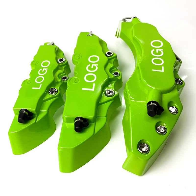 2Pcs S/M/L ABS Car 3D Disc Brake Caliper Covers Sticker For Toyota CROWN COROLLA COASTER LAND CRUISER PRADO REIZ  Accessories