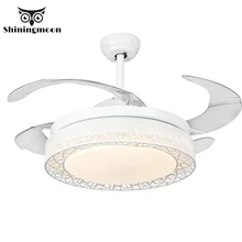 Древний потолочный вентилятор с дистанционным управлением потолочный вентилятор для Гостиной Современный художественный охлаждающий потолочный вентилятор Домашний Вентилятор с лампой светильники
