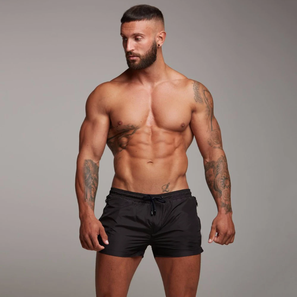 

Summer New Mens Beach Shorts Swimming Board Short Gailang Swimwear Matching Wear Surfing Pants Swimsuits Quick Dry Short Trunks