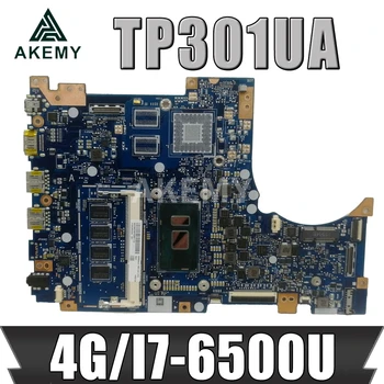 شراءاللوحة الأم للكمبيوتر المحمول TP301UJ لـ ASUS TP301UA اللوحة الأم الأصلية 4 جيجا بايت رام I7-6500U