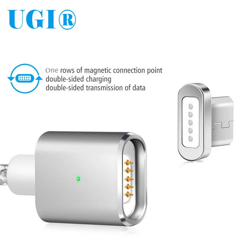 3/6ft 2.4A Быстрый Магнитный кабель с оплеткой и Тип C Micro USB Android зарядное устройство IOS